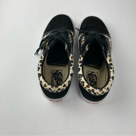 Vans Off the Wall Womens 8.5 Mens 7 Ultra Cush Lace Up Sneakers Leopard Print - Picture 3 of 7